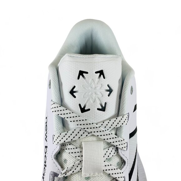 New Balance FreezeLX v4 Box Men's Lacrosse Shoes LAX White Gum FREEZBW4 - Picture 8 of 10